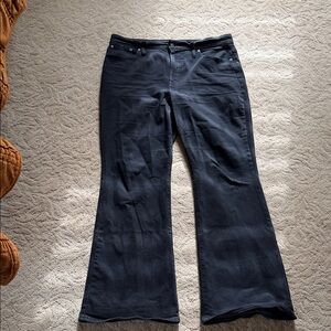 Madewell Black Denim flare Jeans